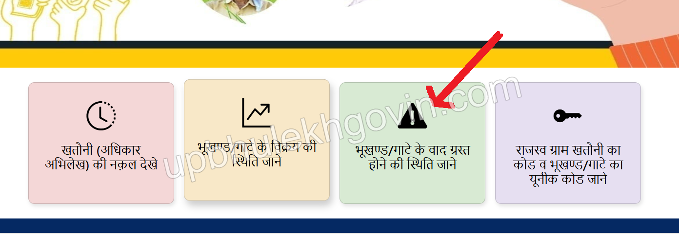 Bhukhand Gaate ki Vaad Grast Sthiti